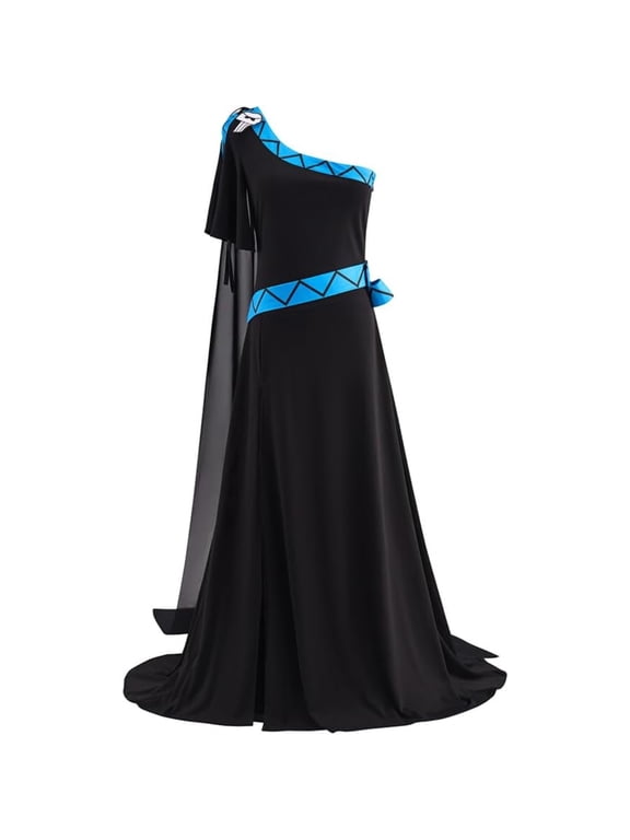 Women's Black Dress Greek Evil God Outfit