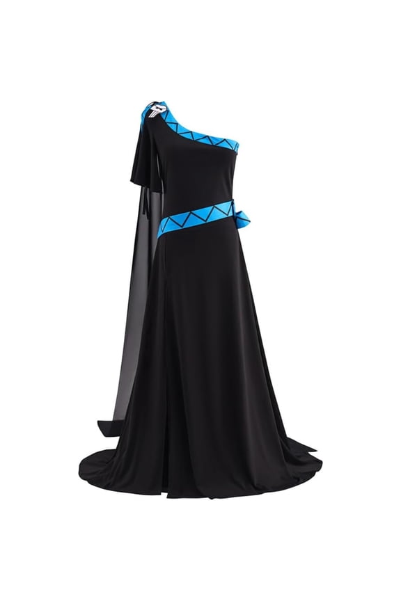 Women's Black Dress Greek Evil God Outfit