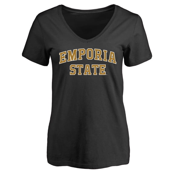 Women's Black Emporia State Hornets Everyday T-Shirt