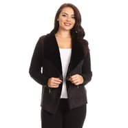 Shrug Womens Jacket Knit in Black