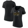 thumbnail image 1 of Women's Black Golden State Warriors Team Pride V-Neck T-Shirt, 1 of 3