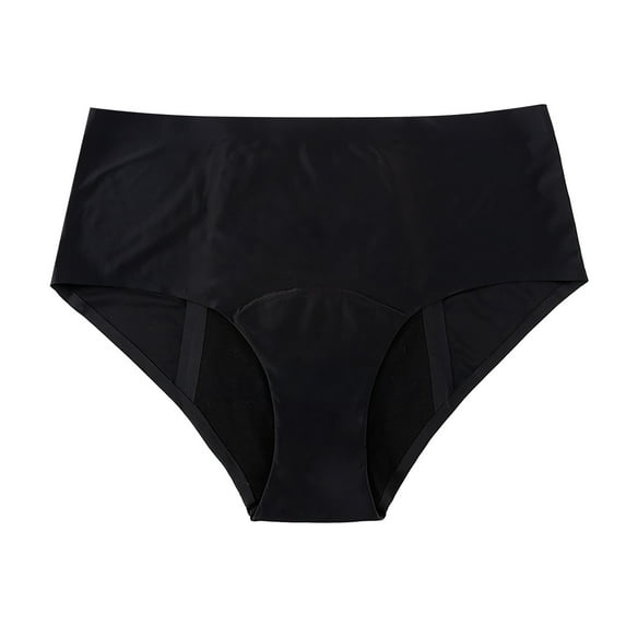 Women's Black High Waisted Bikini Bottoms Retro Basic Full Coverage Swimsuit Mid Waist Bathing Suit Bottom