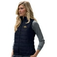 thumbnail image 1 of Women's Black Iowa Hawkeyes Apex Compressible Quilted Vest, 1 of 1