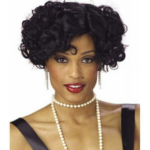 Women's Black Jazzy Wig