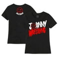 thumbnail image 1 of Women's Black Johnny Gargano Johnny Wrestling T-Shirt, 1 of 3
