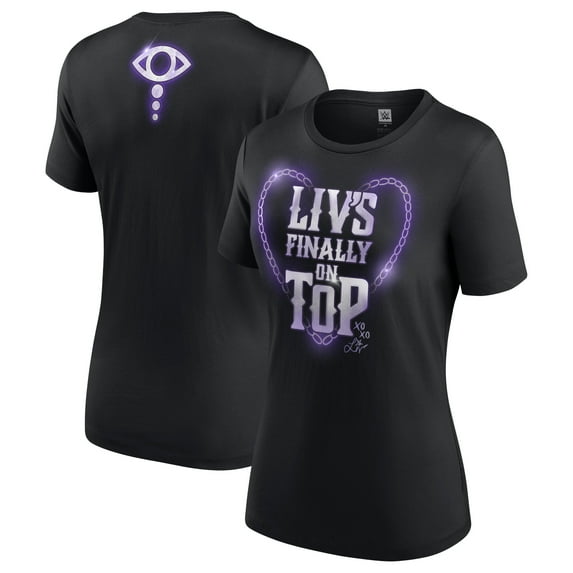 Women's Black Liv Morgan Liv's Finally On Top T-Shirt