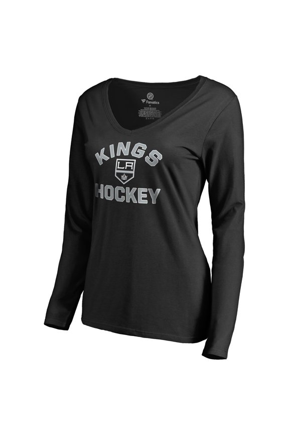 Women's Black Los Angeles Kings Overtime Long Sleeve T-Shirt