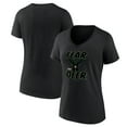 thumbnail image 1 of Women's Black Milwaukee Bucks Hometown Collection Fear The Deer V-Neck T-Shirt, 1 of 3