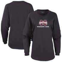 Women's Black Mississippi State Bulldogs Pom Pom Long Sleeve Jersey