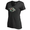 thumbnail image 1 of Women's Black Nashville Predators Lovely V-Neck T-Shirt, 1 of 3