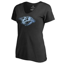 Women's Black Nashville Predators Pond Hockey T-Shirt