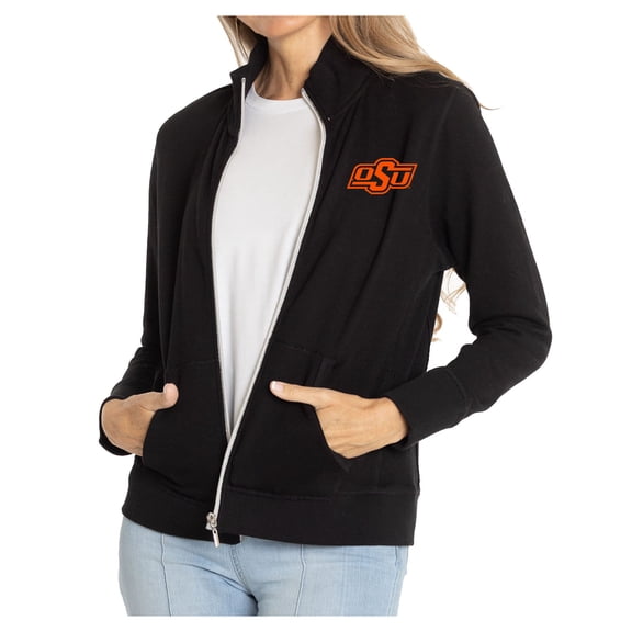 Women's Black Oklahoma State Cowboys Fallon Full-Zip Jacket