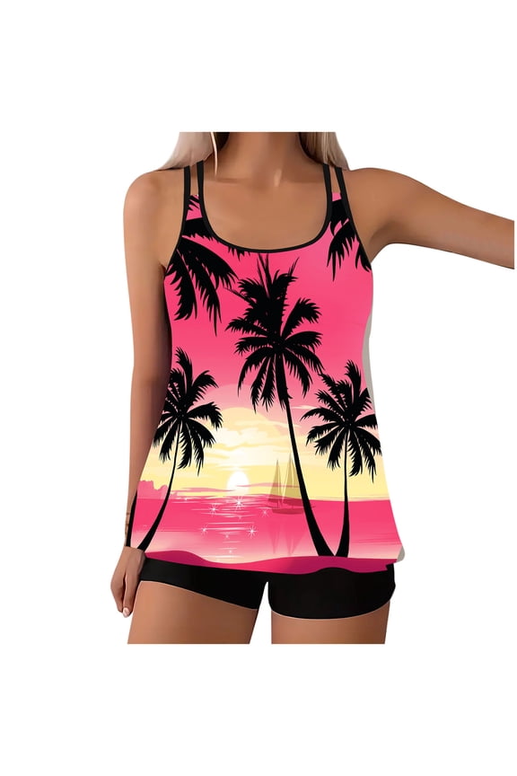 Women's Black One Piece Bathing Suit Ruched Tummy Control Swimsuit