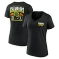 thumbnail image 1 of Women's Black Oregon Ducks College Football Playoff 2026 Orange Bowl Champions Scoring Drive V-Neck T-Shirt, 1 of 3