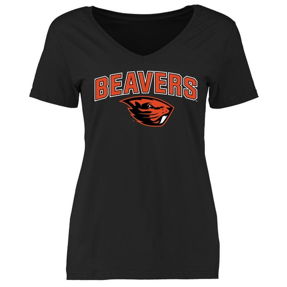 Women's Black Oregon State Beavers Proud Mascot T-Shirt