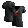 thumbnail image 1 of Women's Black Ottawa Senators Hail to the North V-Neck T-Shirt, 1 of 3