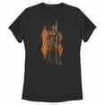 thumbnail image 1 of Women's Black Panther: Wakanda Forever Okoye Pattern Graphic Tee Black Medium, 1 of 4
