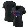 thumbnail image 1 of Women's Black Philadelphia 76ers Core Hometown V-Neck T-Shirt, 1 of 3