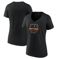 Women's Black Philadelphia Flyers Proclamation V-Neck T-Shirt
