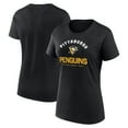thumbnail image 1 of Women's Logo Athletic Black Pittsburgh Penguins Unrivaled T-Shirt, 1 of 3