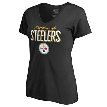 Women's Black Pittsburgh Steelers Nostalgia T-Shirt
