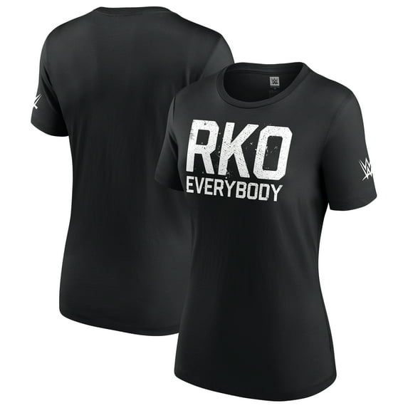 Women's Black Randy Orton RKO Everybody T-Shirt