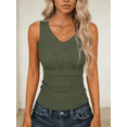 thumbnail image 1 of Women's Black Ribbed Knit Tank Top - High Neck Sleeveless Slim Fit Basic Layering Top, 1 of 1