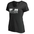 thumbnail image 1 of Women's Black San Antonio Spurs Spurs Nation Hometown Collection T-Shirt, 1 of 3