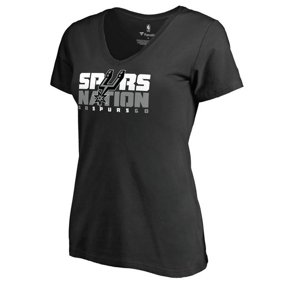 Women's Black San Antonio Spurs Spurs Nation Hometown Collection T-Shirt