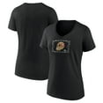 thumbnail image 1 of Women's Black San Francisco 49ers Sugar Skull V-Neck T-Shirt, 1 of 3