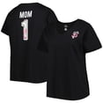 thumbnail image 1 of Women's Black San Francisco Giants Mother's Day Plus Size Best Mom Ever-V-Neck T-Shirt, 1 of 3
