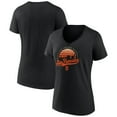 thumbnail image 1 of Women's Black San Francisco Giants One Champion V-Neck T-Shirt, 1 of 3
