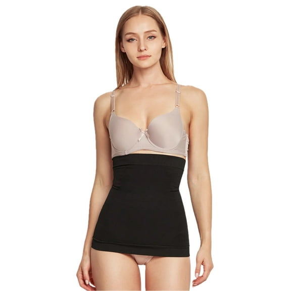 Women’s Black Seamless Shaper – Smooths Waist, Tummy & Thighs (L/XL)