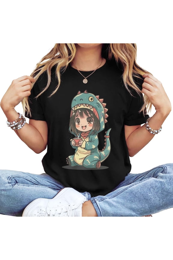 Women's Plus Size St. Patrick's Day "Lucky" Retro Kids Graphic Short Sleeve T-Shirt & Biker Shorts 2-Piece Set