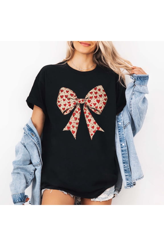 Women's Black Short Sleeve Crew Neck Casual T-Shirt - "Texas TX" Aztec Pattern Graphic Top