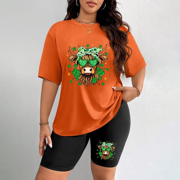 Women's Black Short Sleeve Crew Neck "We Deliver The Cutest Lucky Charms" Baby St. Patrick's Day Graphic T-Shirt