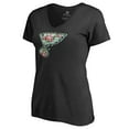 thumbnail image 1 of Women's Black St. Louis Blues Lovely V-Neck T-Shirt, 1 of 3