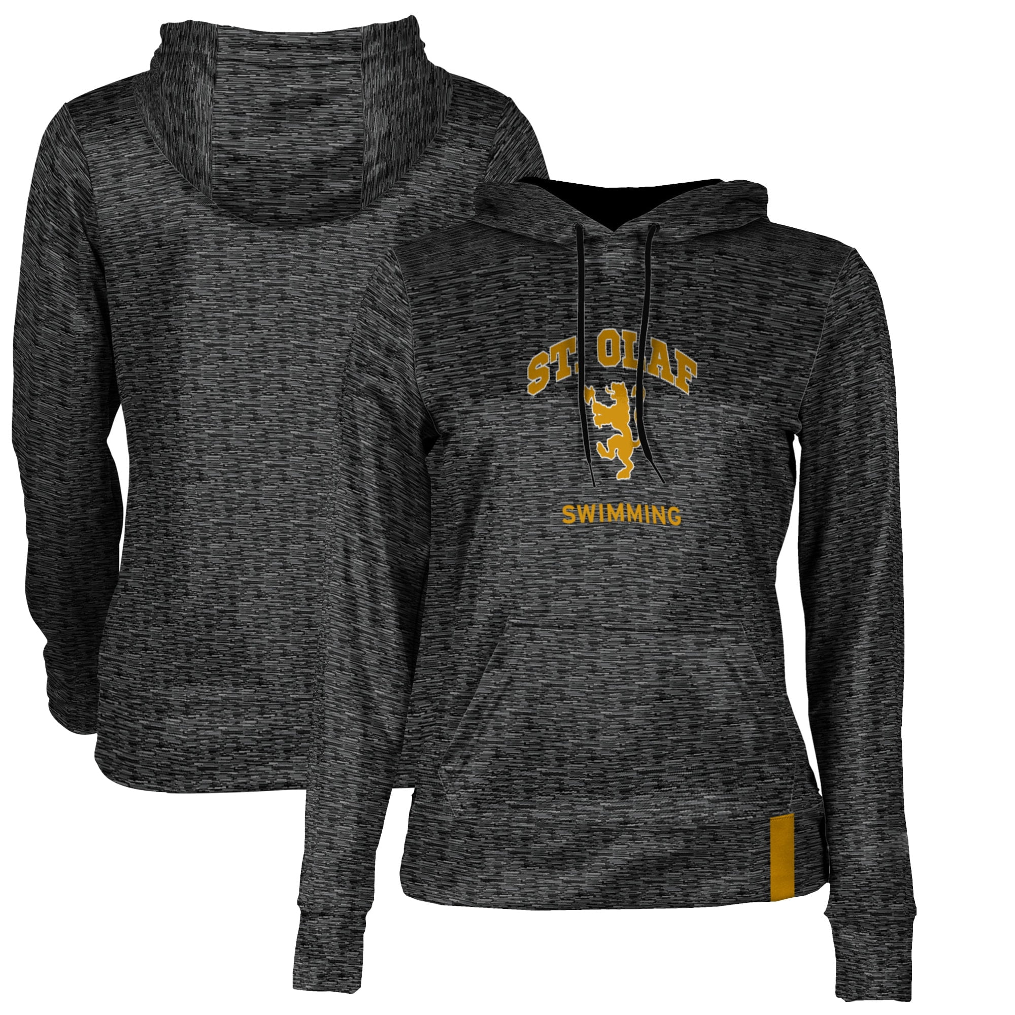 Women s Black St. Olaf Oles Swimming Pullover Hoodie Walmart