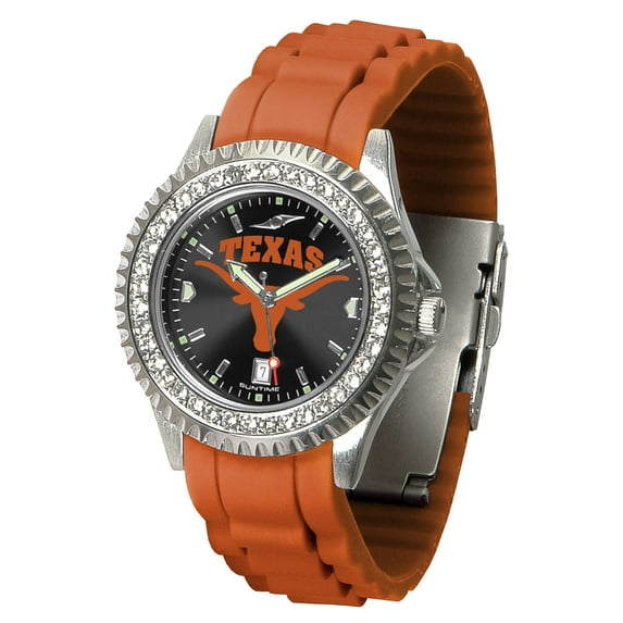 Women's Black Texas Longhorns New Sparkle Watch