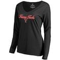 thumbnail image 1 of Women's Black Texas Tech Red Raiders Freehand Long Sleeve T-Shirt, 1 of 3