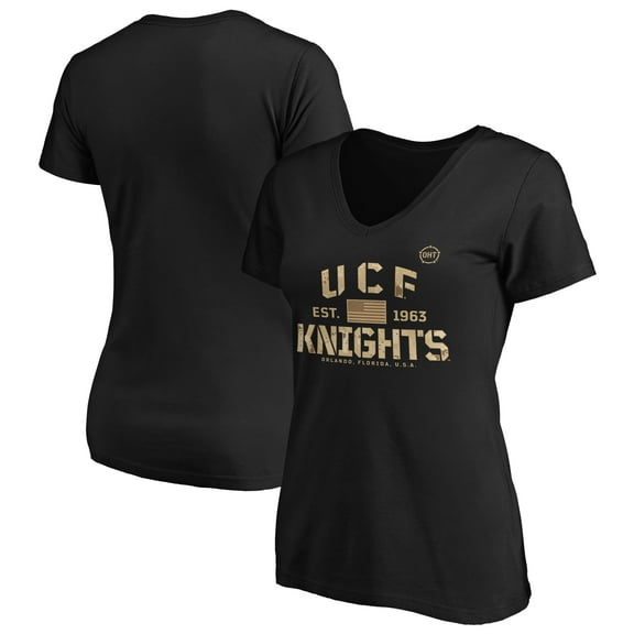 Women's Black UCF Knights OHT Boot Camp V-Neck T-Shirt