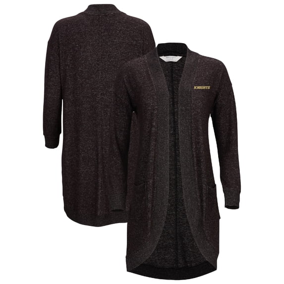 Women's Black UCF Knights Oversized Cuddle Tri-Blend Cardigan