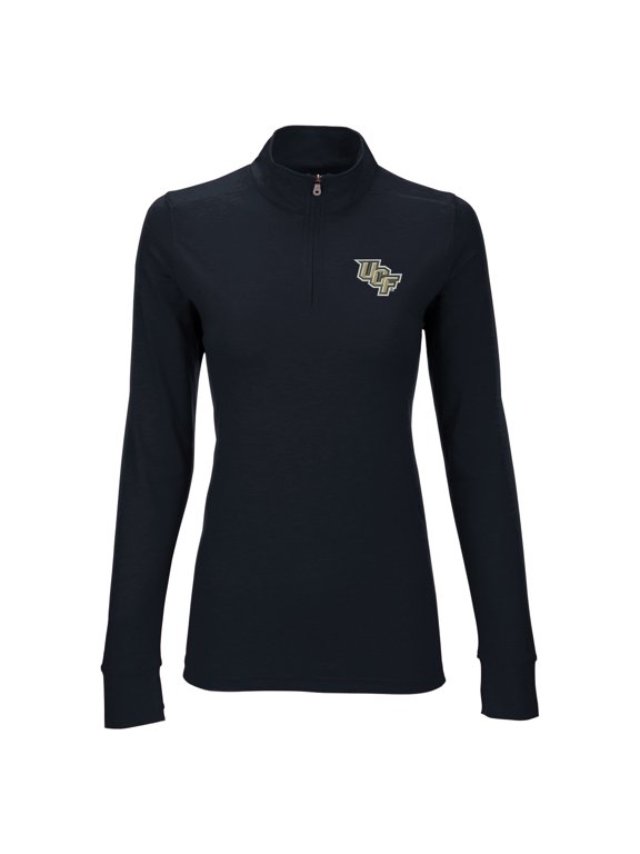 Women's Black UCF Knights Vansport Zen Quarter-Zip Pullover Jacket