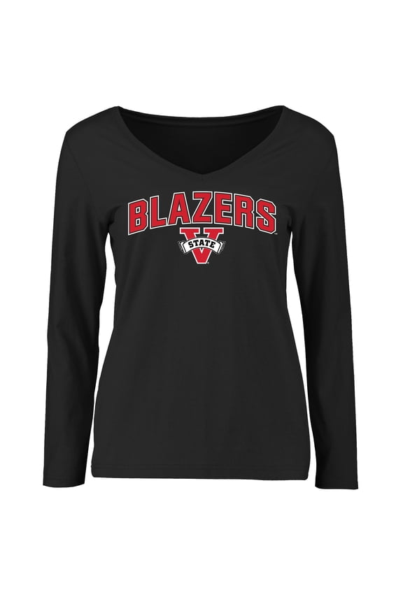 Women's Black Valdosta State Blazers Proud Mascot Long Sleeve T-Shirt