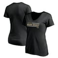 thumbnail image 1 of Women's Black Vegas Golden Knights Mascot In Bounds V-Neck T-Shirt, 1 of 3