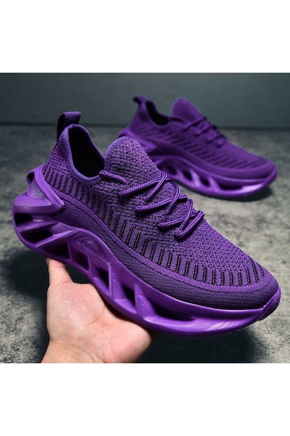 Women's Blade Sole Running Sneakers, Breathable Comfortable Athletic Shoes for Running