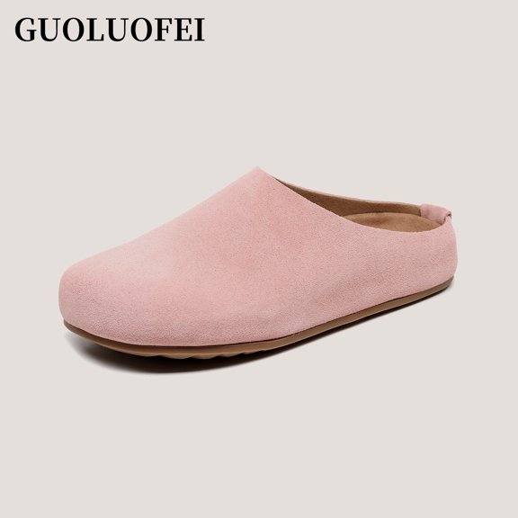 Women's Blain Genuine Suede Slip-On Clogs with + Memory Foam & Chic Buckle Mule - Comfortable, Non-Slip, Wide Widths Available