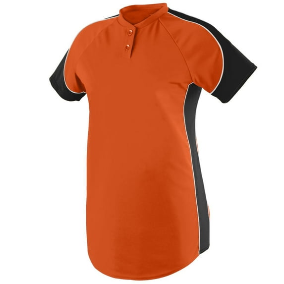 Women's Blast Softball Jersey S Orange/Black/White