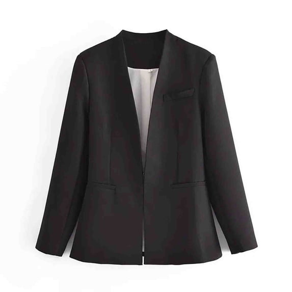 Women's Blazer Women's Suit Jacket Long Sleeve Solid Color Casual for Work Office Casual - Stylish Comfortable Women's Blazer
