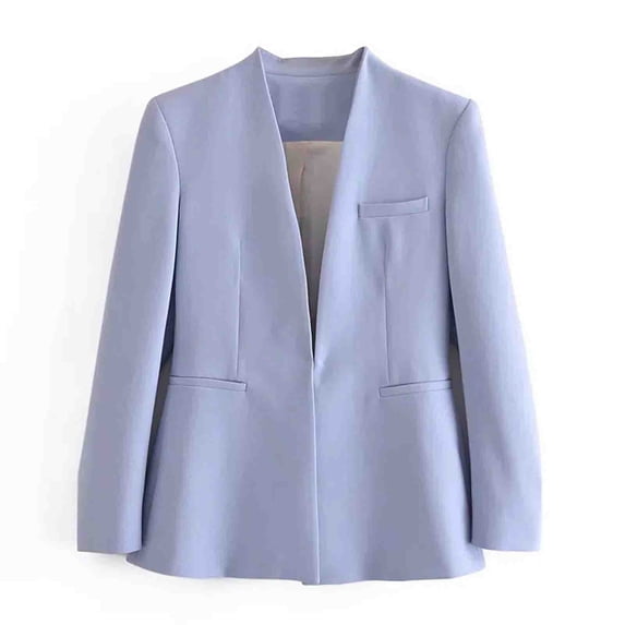 Women's Blazer Women's Suit Jacket Long Sleeve Solid Color Casual for Work Office Casual - Stylish Comfortable Women's Blazer